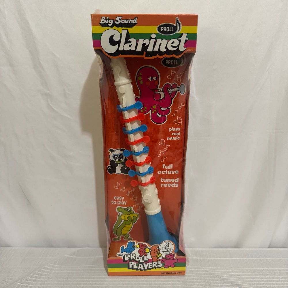 VINTAGE The Proll Players Big Sound Clarinet 8 Key Full Octave BRAND NEW SEALED